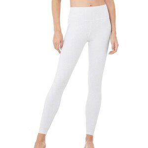 Alo Yoga Women's High-Waist Leopard Legging Sweatpants White Size XS 4889